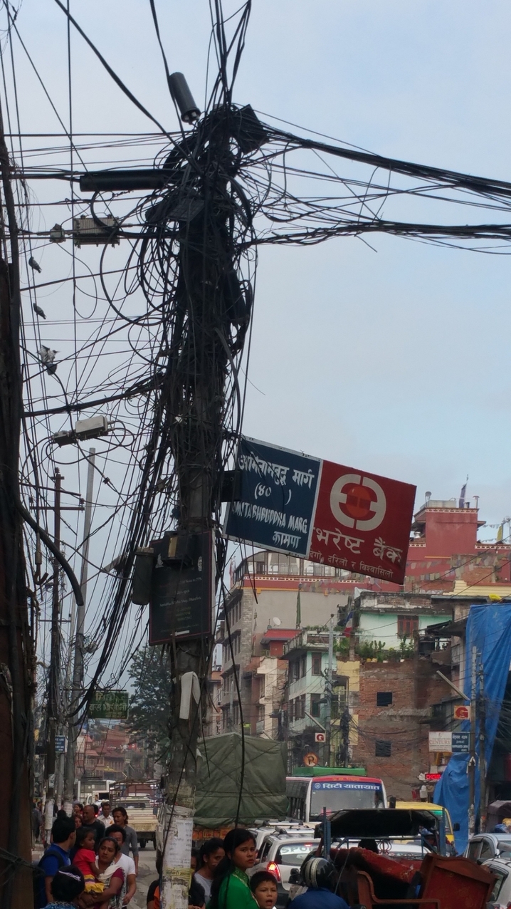 Ein echter "Kabelbaum". Vorbild für die geplanten Arbeiten in Ganyul...
